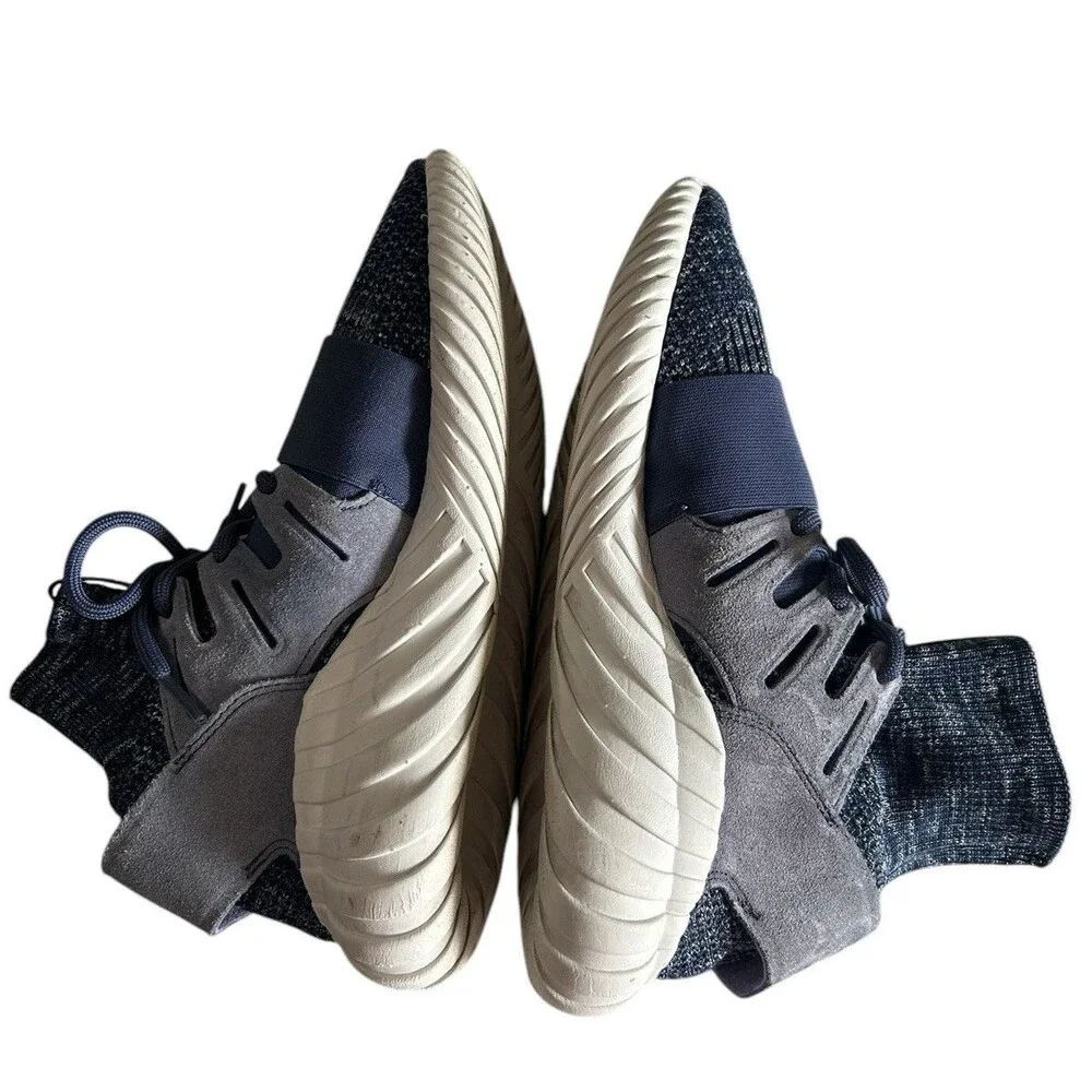 Adidas Tubular Doom PK Mens Purple Basketball Mesh Sports Shoes  BB2393 Size 8
